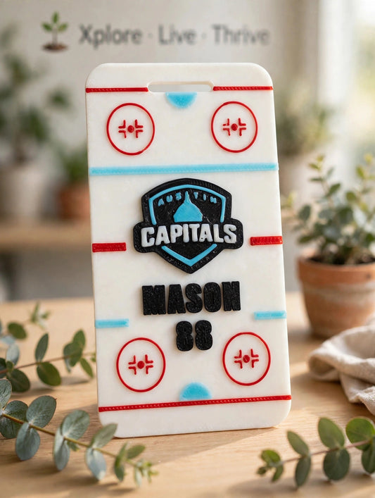 Personalized Hockey Bag Tag